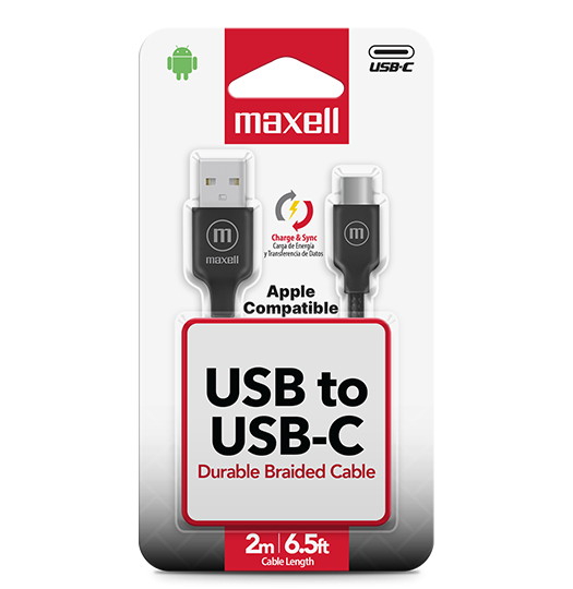 Cable Trensado USB-A a USB-C