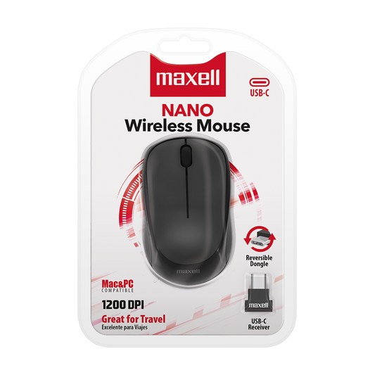 MOUSE USB-C NANO INALAMBRICO