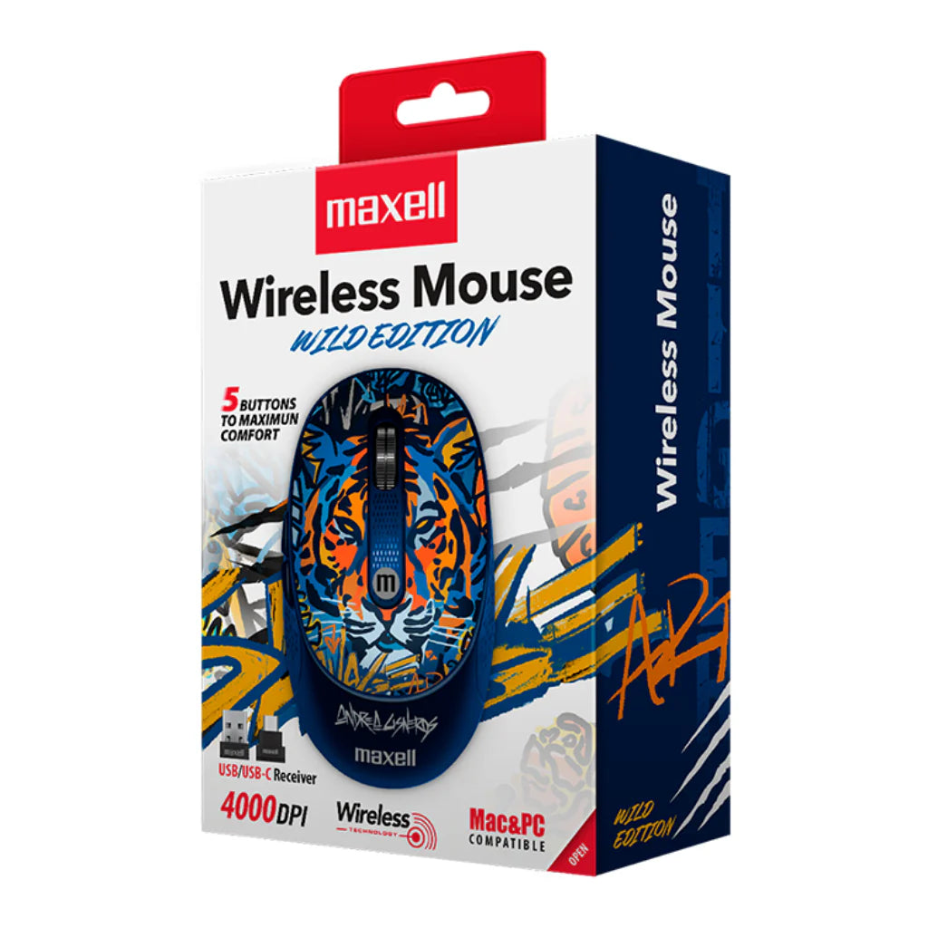 MOWL-320 LIMITED EDITION WIRELESS PRINT MOUSE – MAXELL