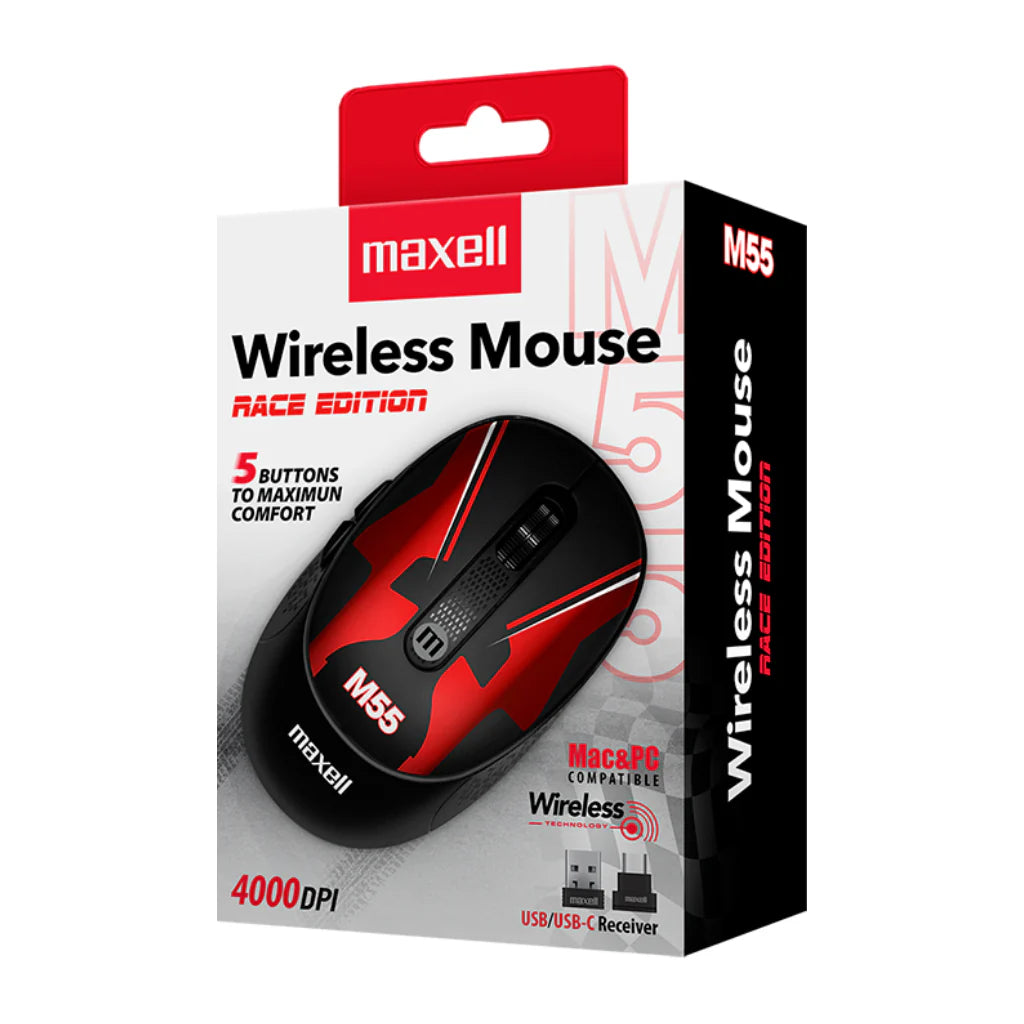 MOWL-MR1 RACE EDITION WIRELESS MOUSE – MAXELL