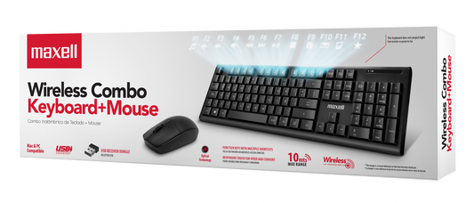 COMBO TECLADO Y MOUSE INALAMBRICO WKBC-200