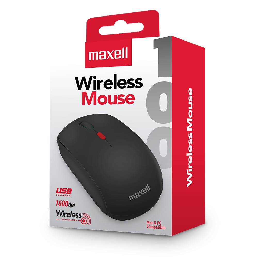 MOWL-100 WIRELESS MOUSE 2.4GHZ – MAXELL